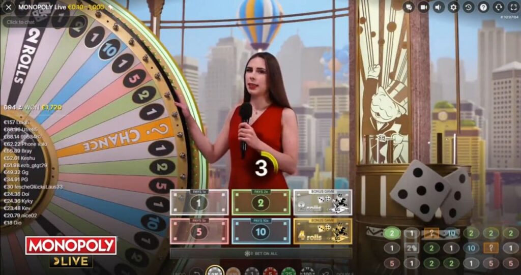 Monopoly Live jogo